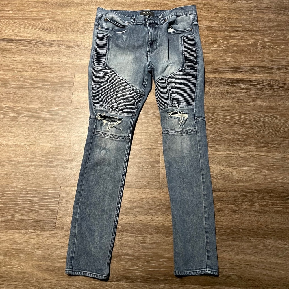 Men's PacSun Stacked Skinny Biker Jeans